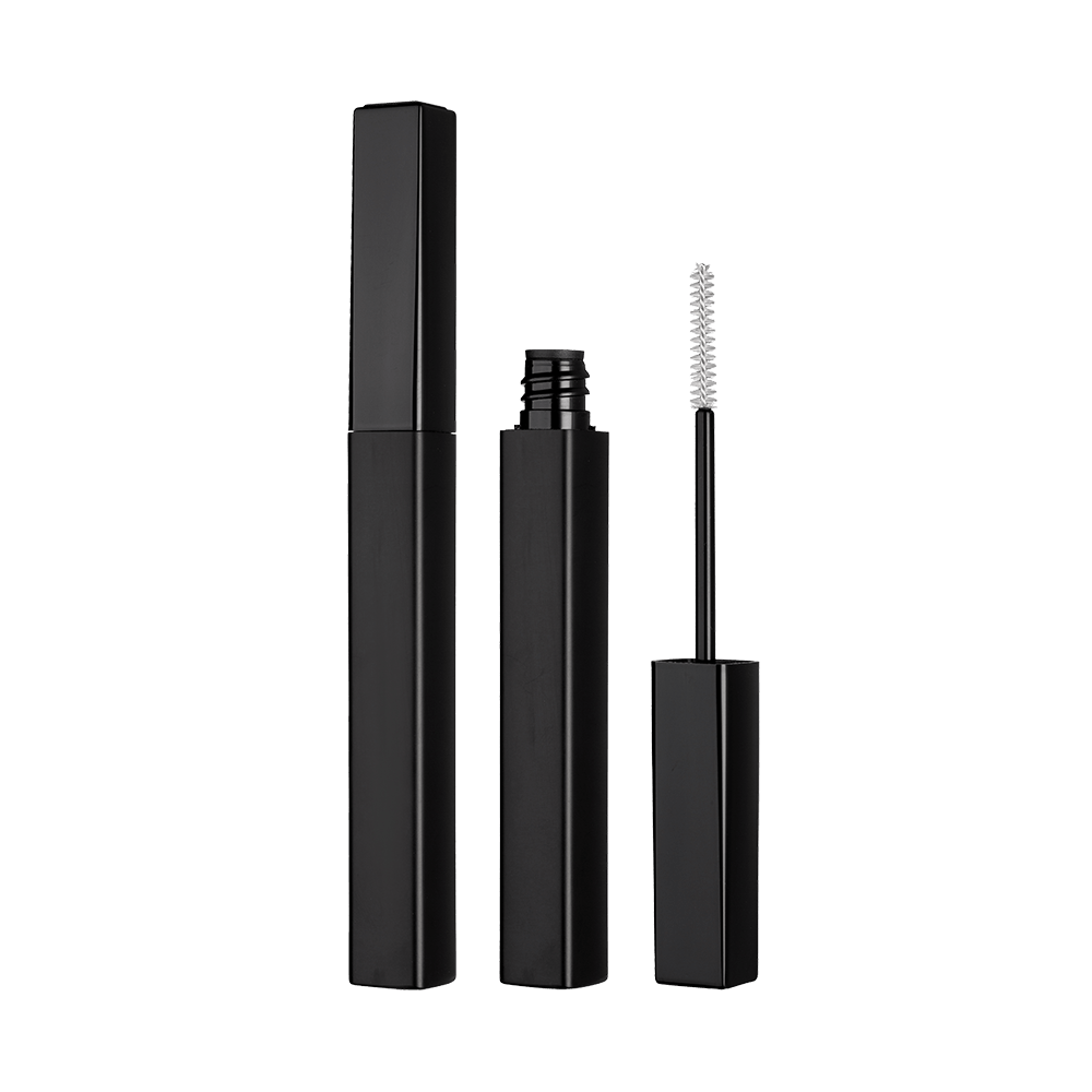 4,5 ml firkantet matt svart liten tynn tube aluminium mascara tube HM1256