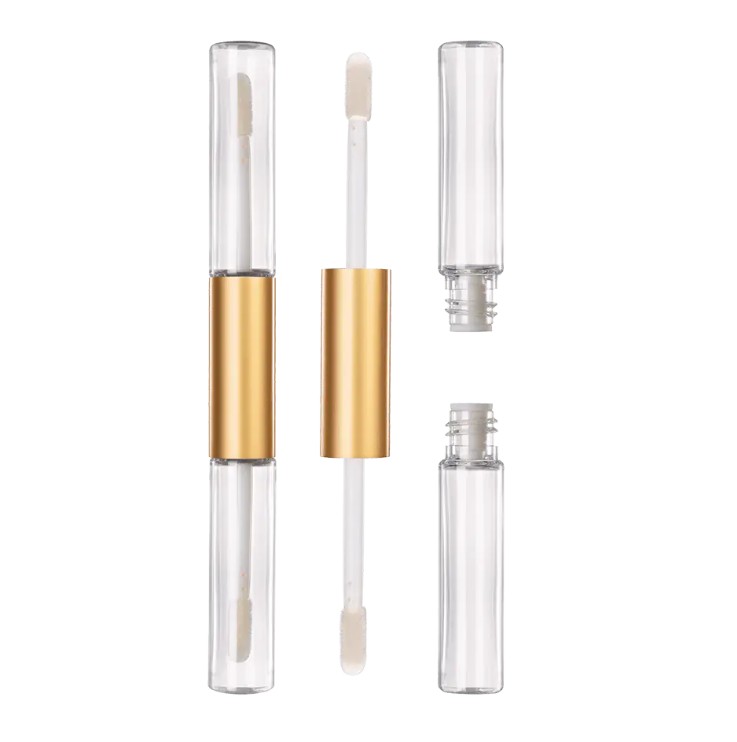 Om dobbel ende lipgloss tube